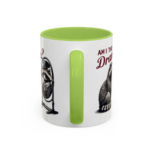 Load image into Gallery viewer, Raccoon 'Am I the Drama?' Accent Coffee Mug — 11/15oz Ceramic