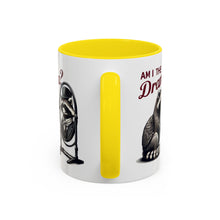 Load image into Gallery viewer, Raccoon 'Am I the Drama?' Accent Coffee Mug — 11/15oz Ceramic