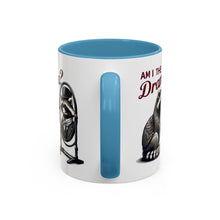 Load image into Gallery viewer, Raccoon 'Am I the Drama?' Accent Coffee Mug — 11/15oz Ceramic