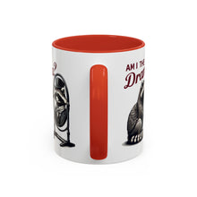 Load image into Gallery viewer, Raccoon 'Am I the Drama?' Accent Coffee Mug — 11/15oz Ceramic