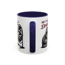 Load image into Gallery viewer, Raccoon 'Am I the Drama?' Accent Coffee Mug — 11/15oz Ceramic