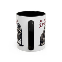 Load image into Gallery viewer, Raccoon 'Am I the Drama?' Accent Coffee Mug — 11/15oz Ceramic
