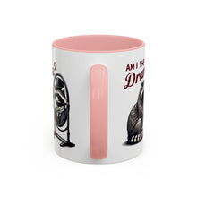 Load image into Gallery viewer, Raccoon 'Am I the Drama?' Accent Coffee Mug — 11/15oz Ceramic