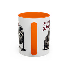 Load image into Gallery viewer, Raccoon 'Am I the Drama?' Accent Coffee Mug — 11/15oz Ceramic