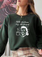 Load image into Gallery viewer, Hello Darkness My Old Friend Coffee Sweat Shirt - Wicked Lotus