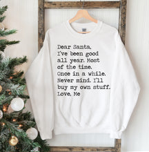 Load image into Gallery viewer, Dear Santa Christmas Sweatshirt - Wicked Lotus