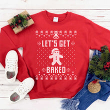 Load image into Gallery viewer, Let's Get Baked Christmas Sweatshirt - Wicked Lotus